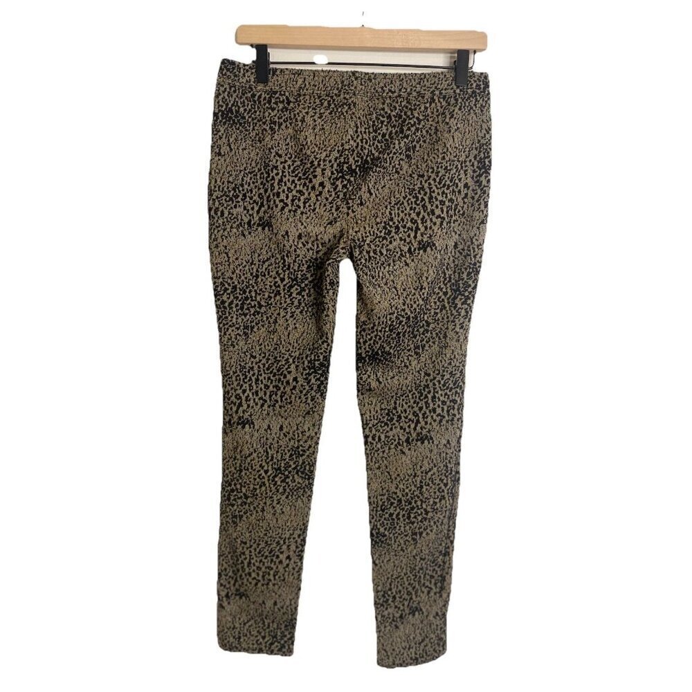 Free People Knit Leggings in Leopard Print Combo Vintage Tan Beige Size SP - Picture 2 of 9